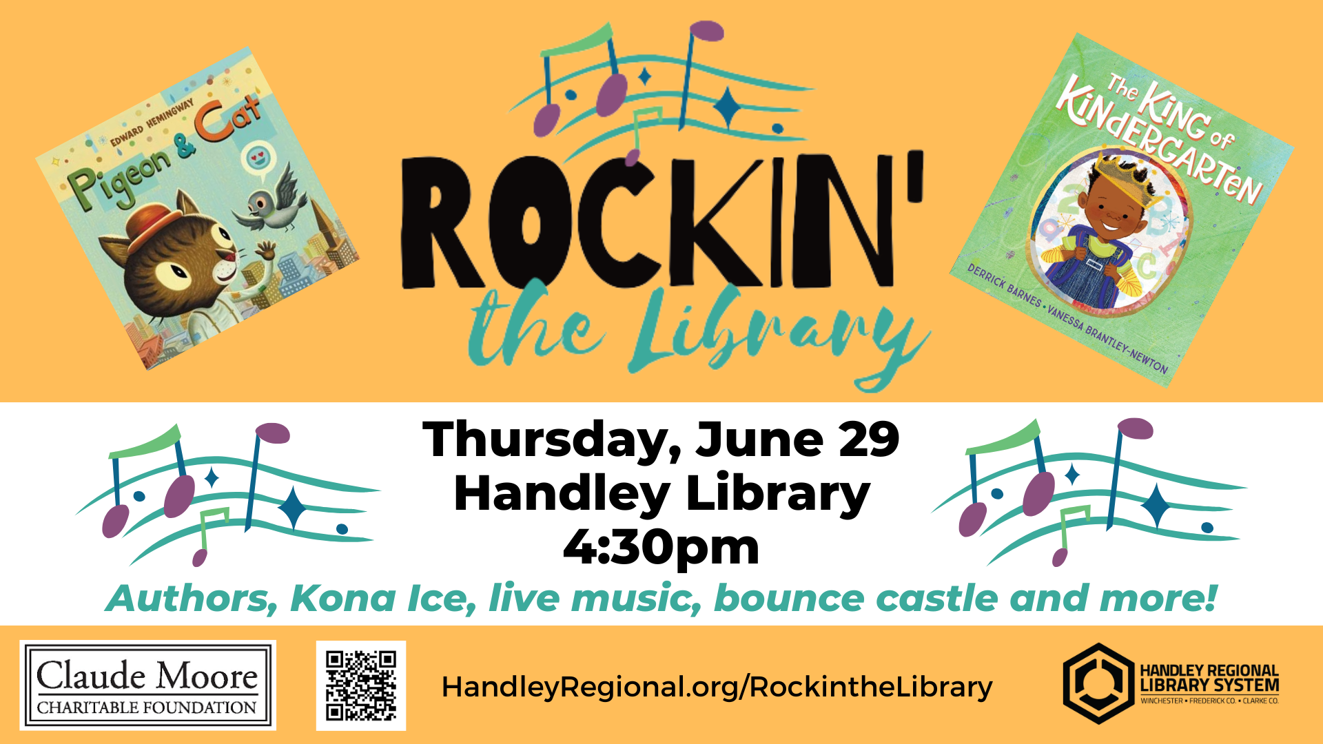 Are You Ready for Rockin' the Library 2023? Handley Regional Library
